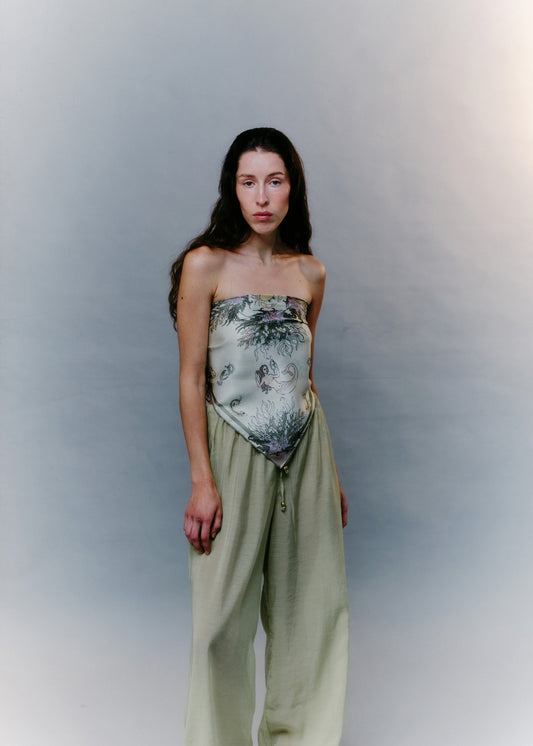 Sea Wreath Silk Scarf