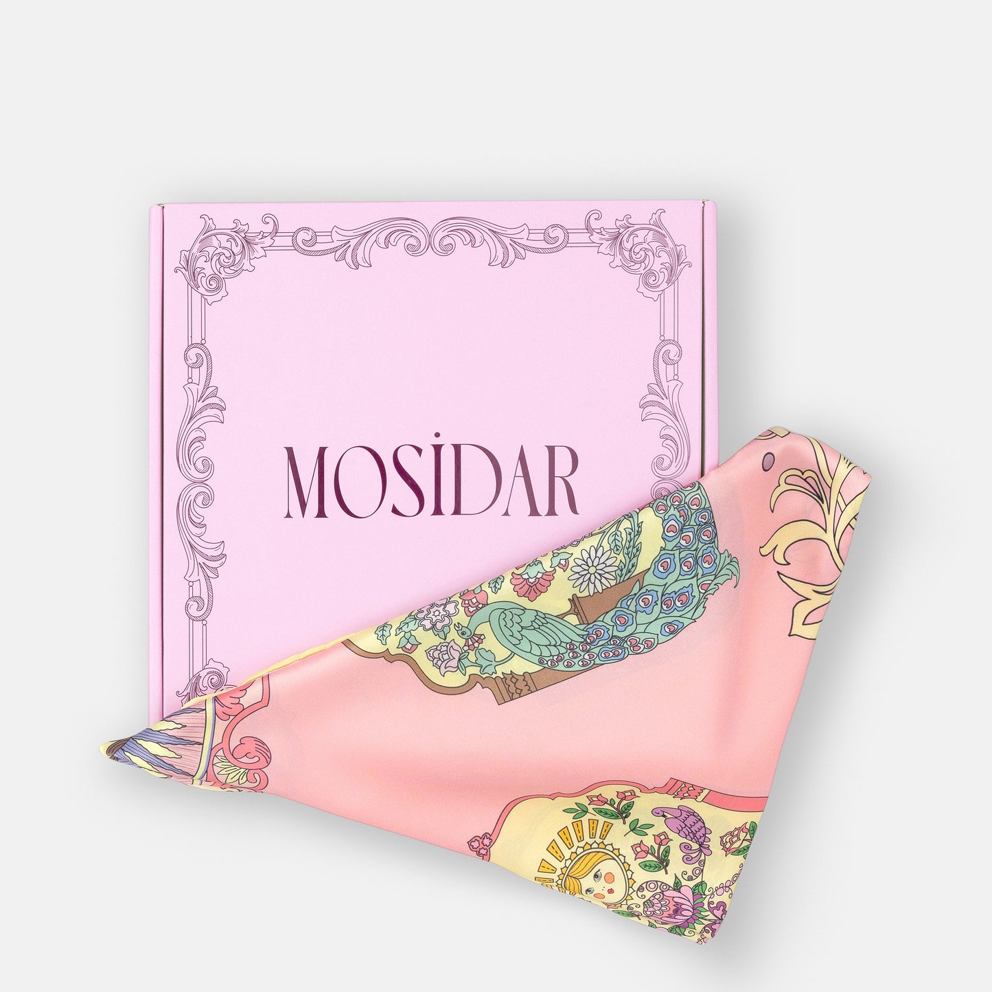 Apricot Vegan Silk Scarf