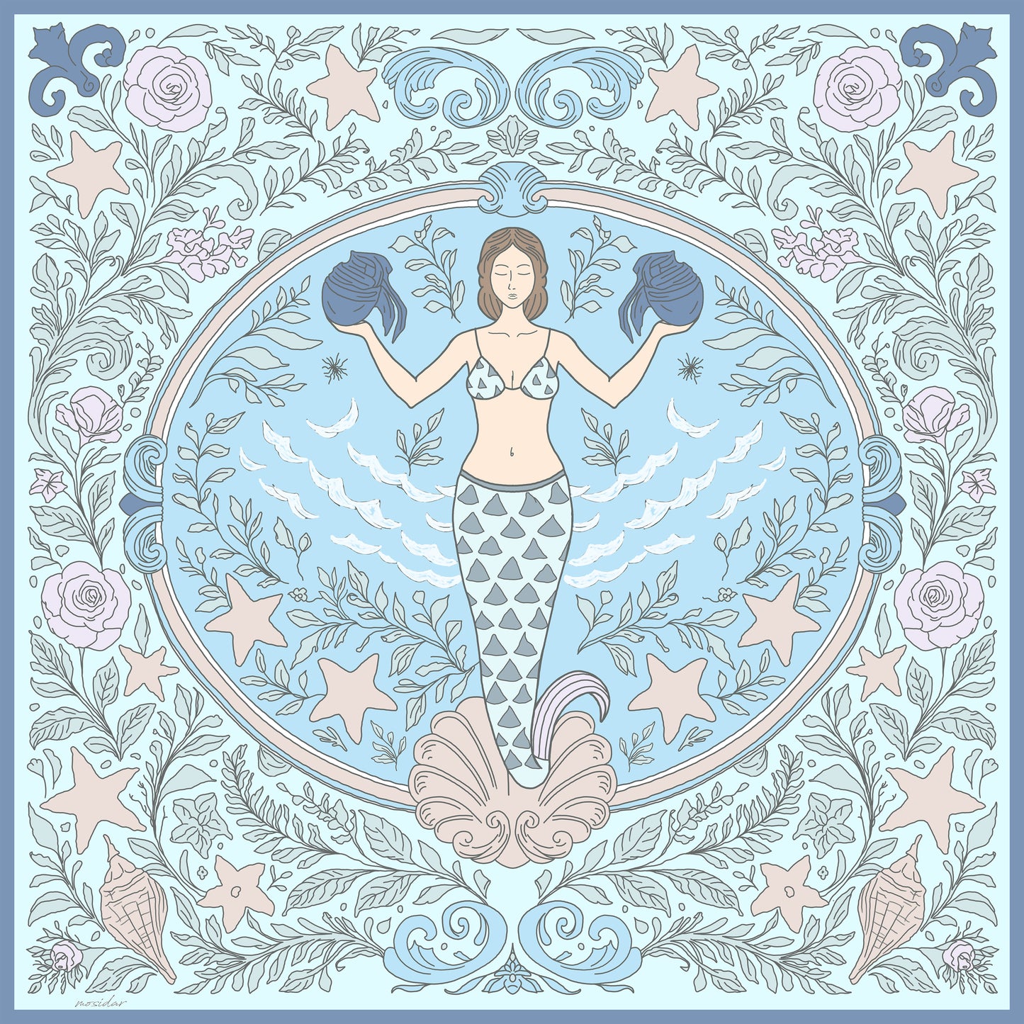 Sea Bloom Cotton Pareo