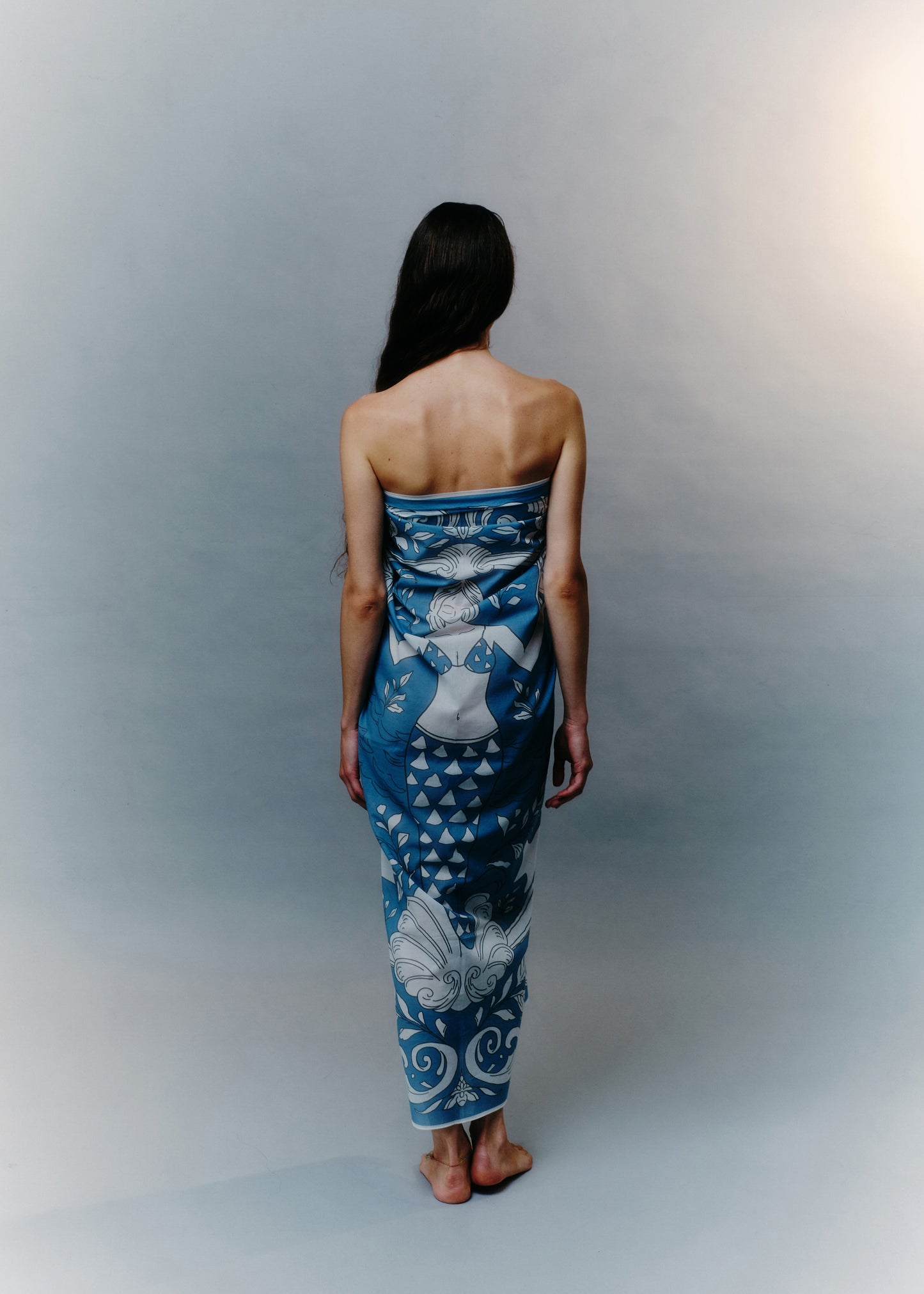 Deep Siren Cotton Pareo