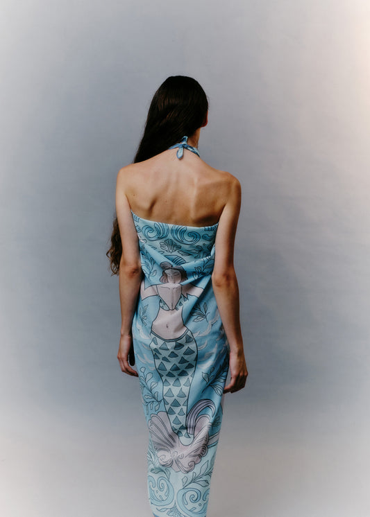 Sea Bloom Cotton Pareo