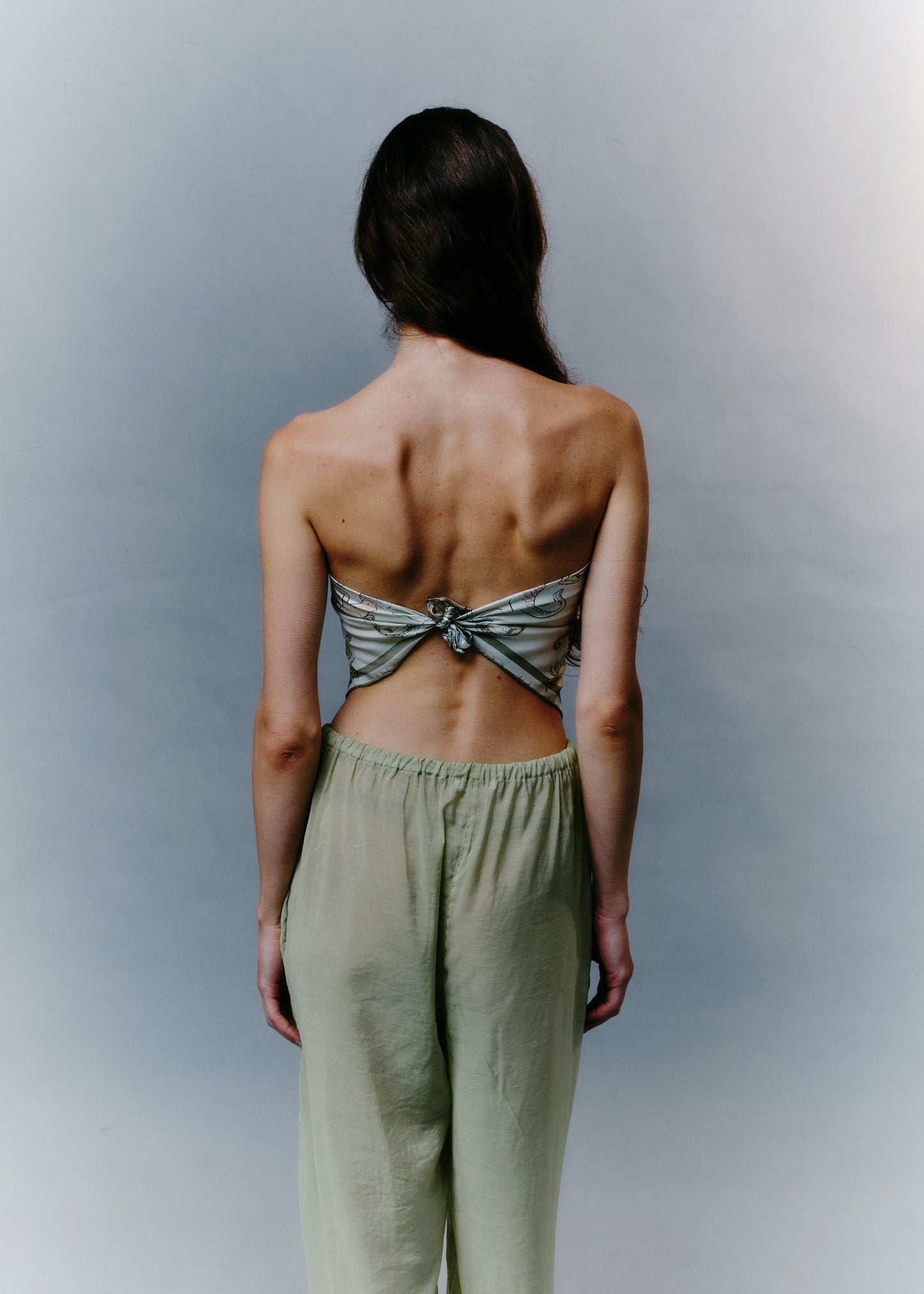 Sea Wreath Silk Scarf