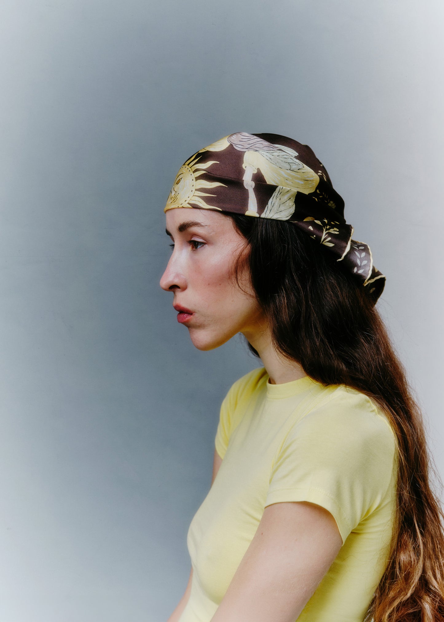 Solar Folk Silk Scarf
