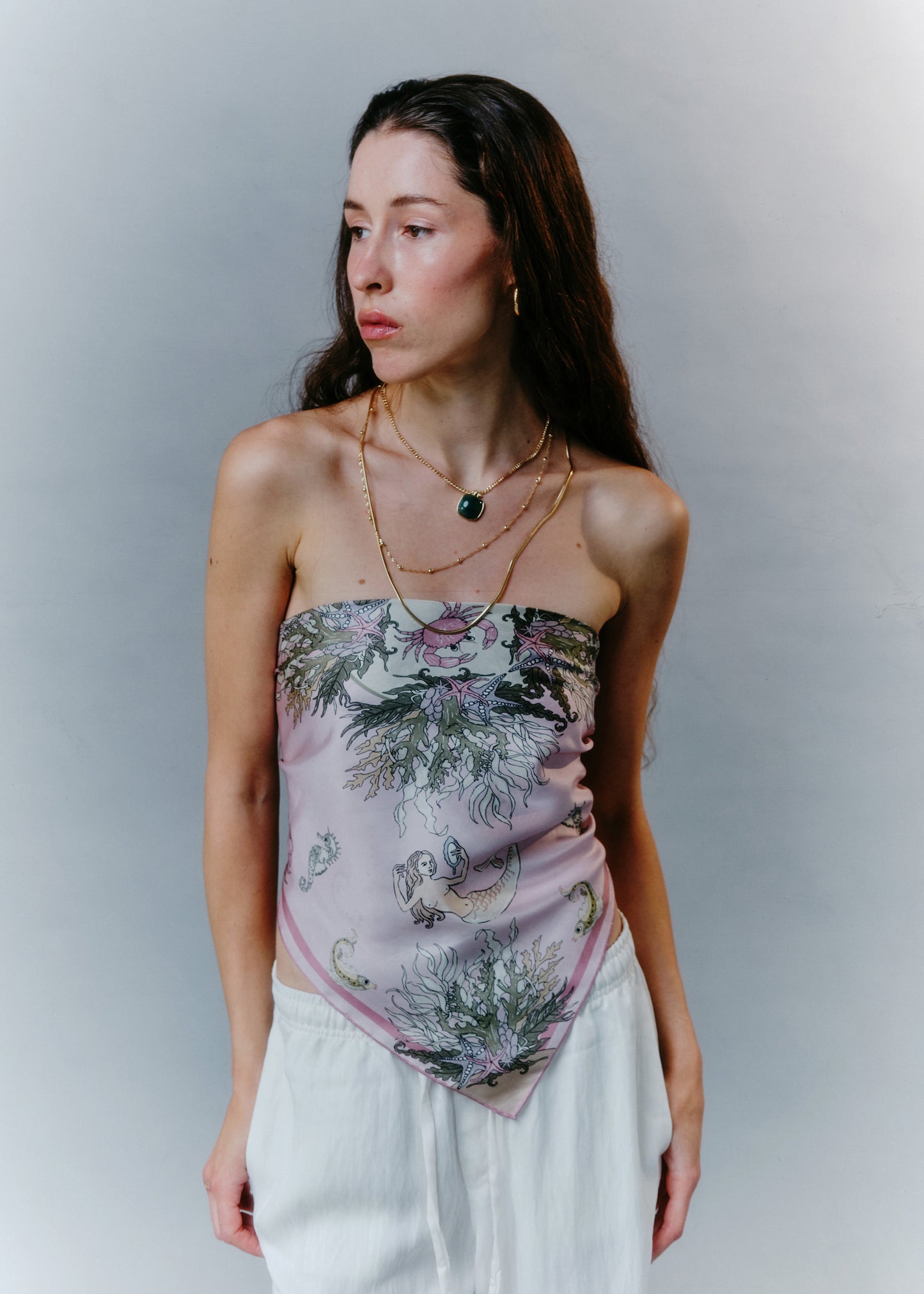 Rusalka Bloom Silk Scarf