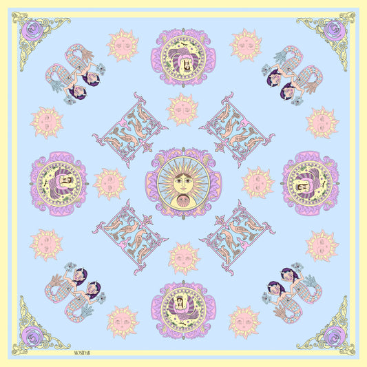 Mermaid Vegan Silk Scarf