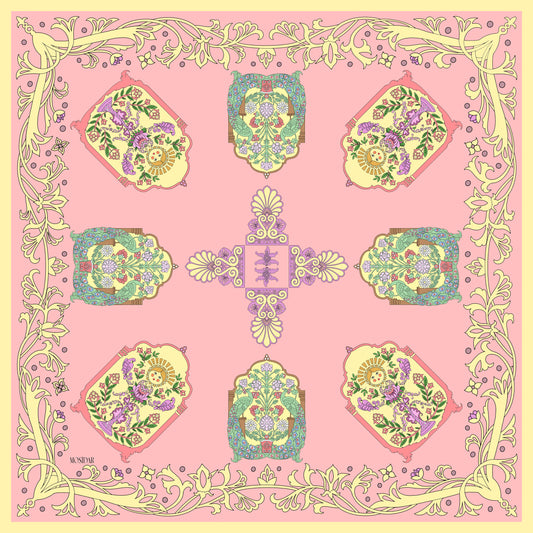 Apricot Vegan Silk Scarf