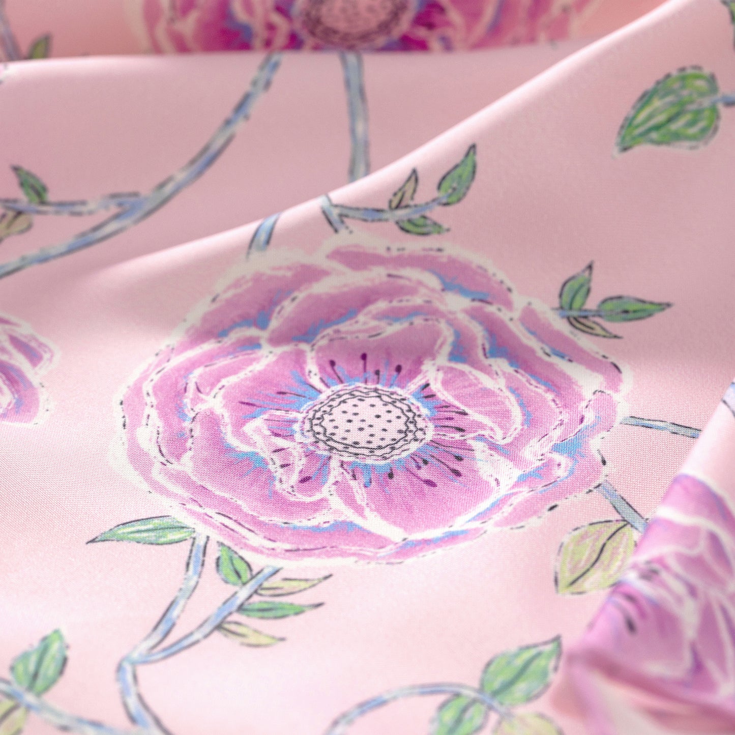 Blush Vegan Silk Scarf