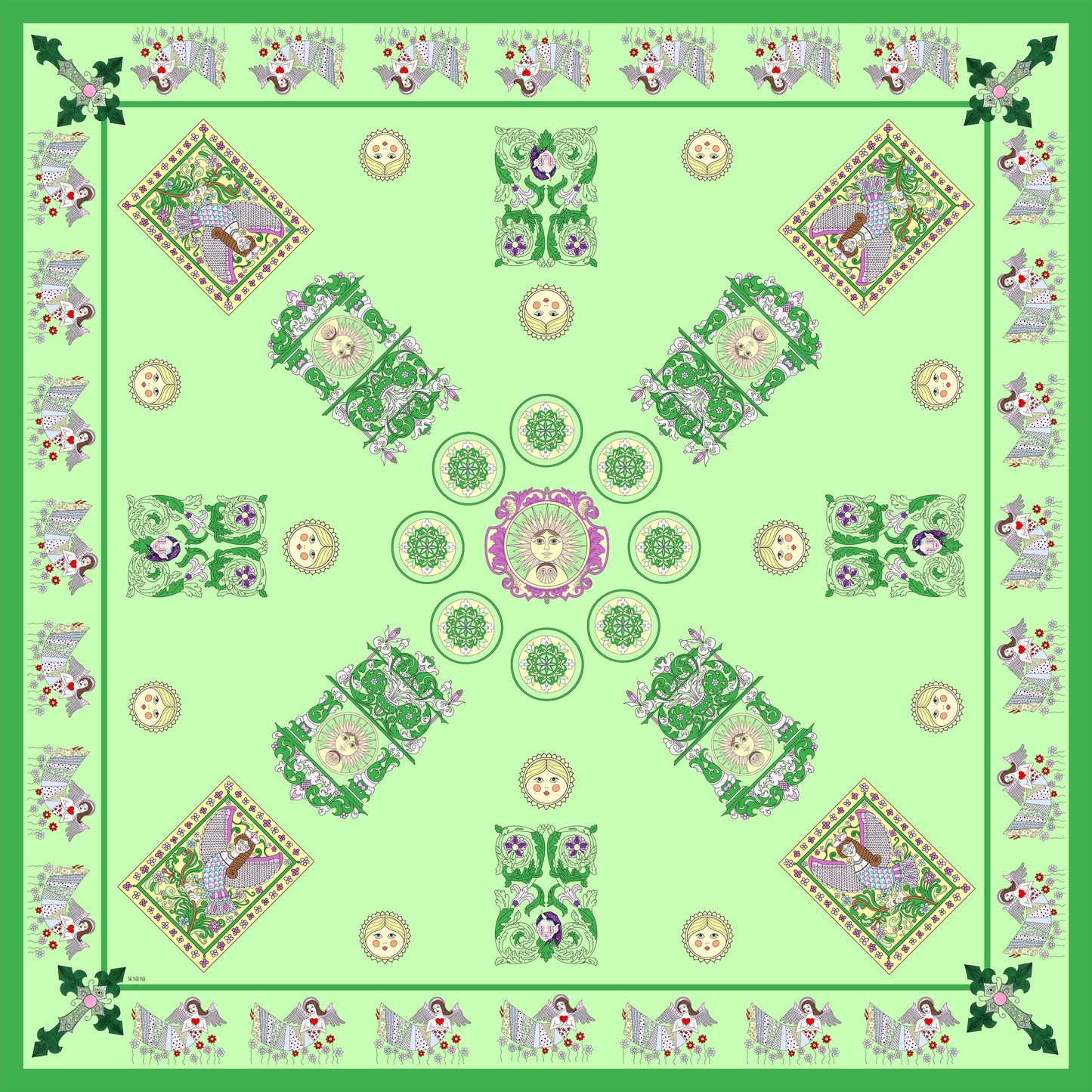 Gaia Vegan Silk Scarf