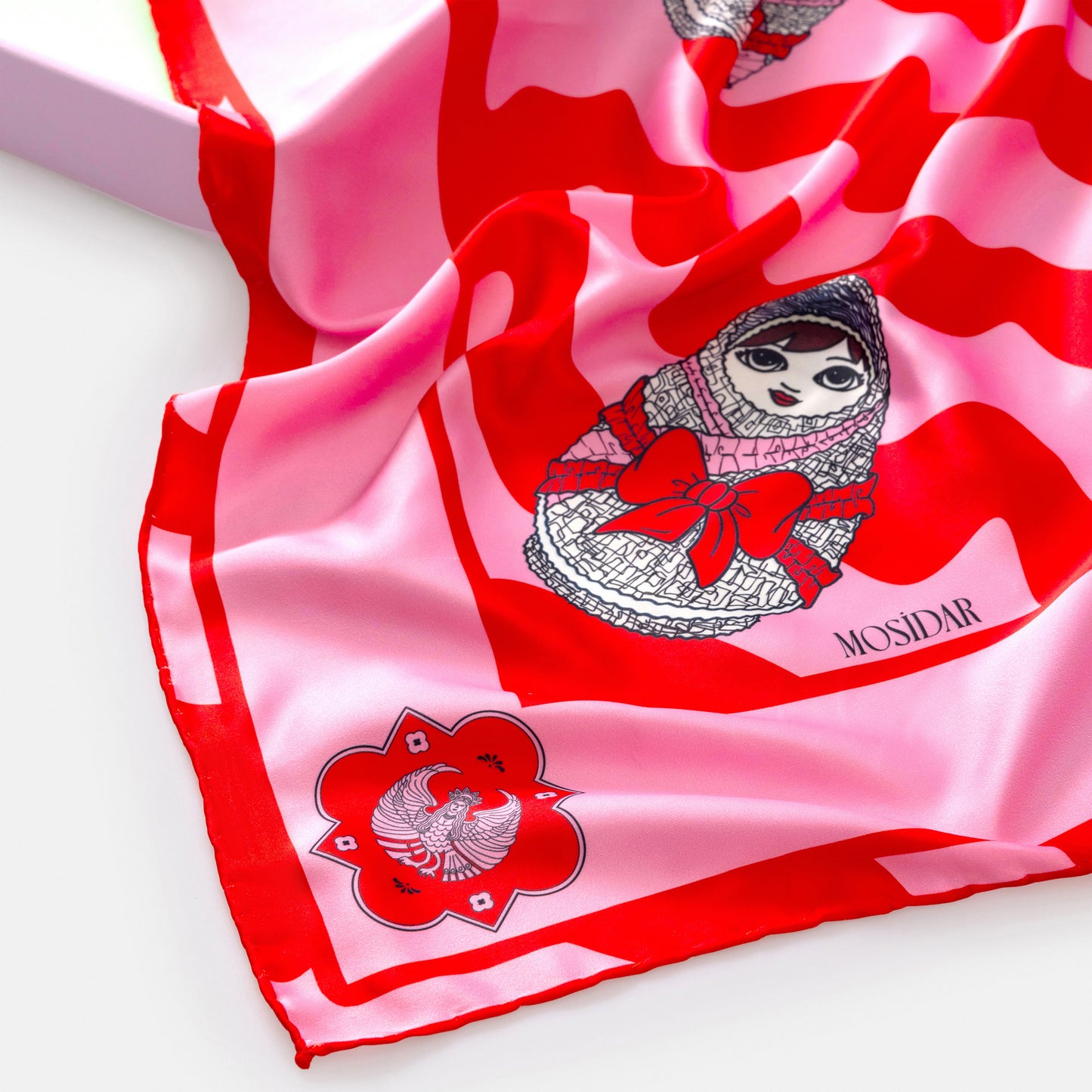 Matryoshka Vegan Silk Scarf