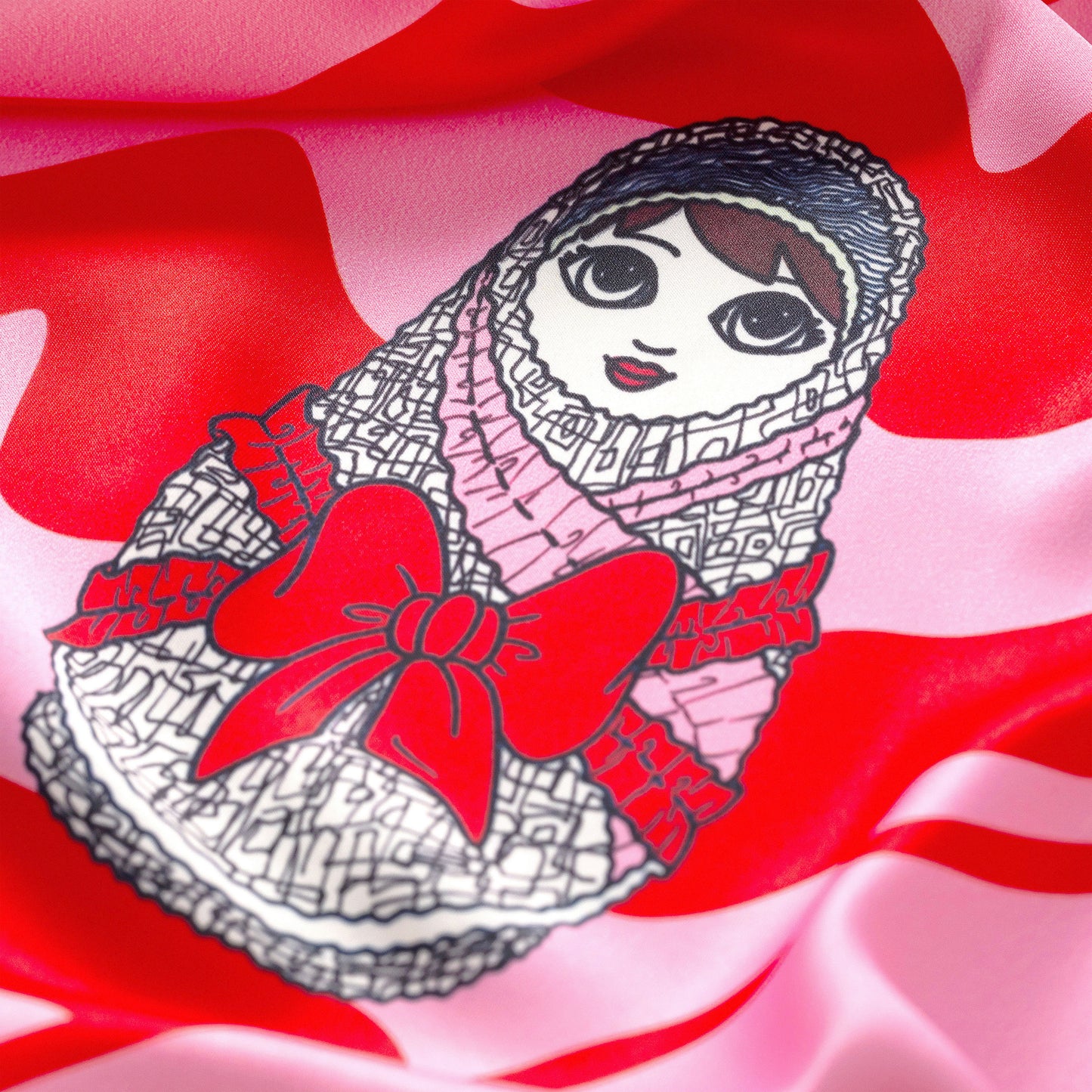 Matryoshka Vegan Silk Scarf