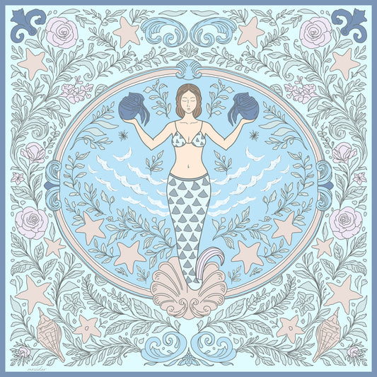Sea Bloom Cotton Pareo